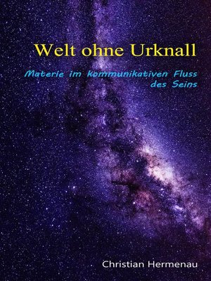 cover image of Welt ohne Urknall